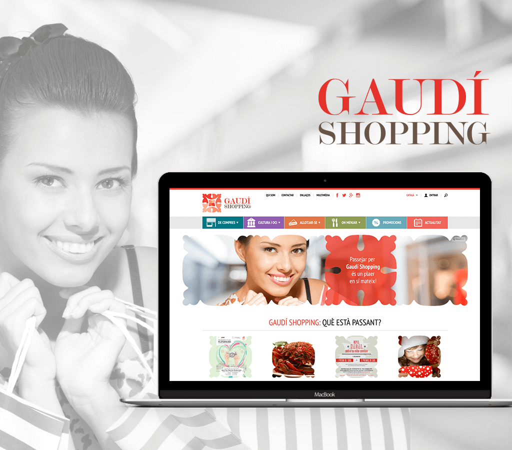 Página Web Gaudí Shopping