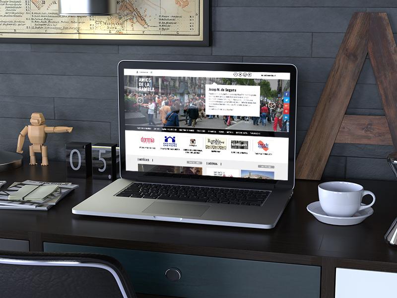 Amics de la Rambla estrena pàgina web