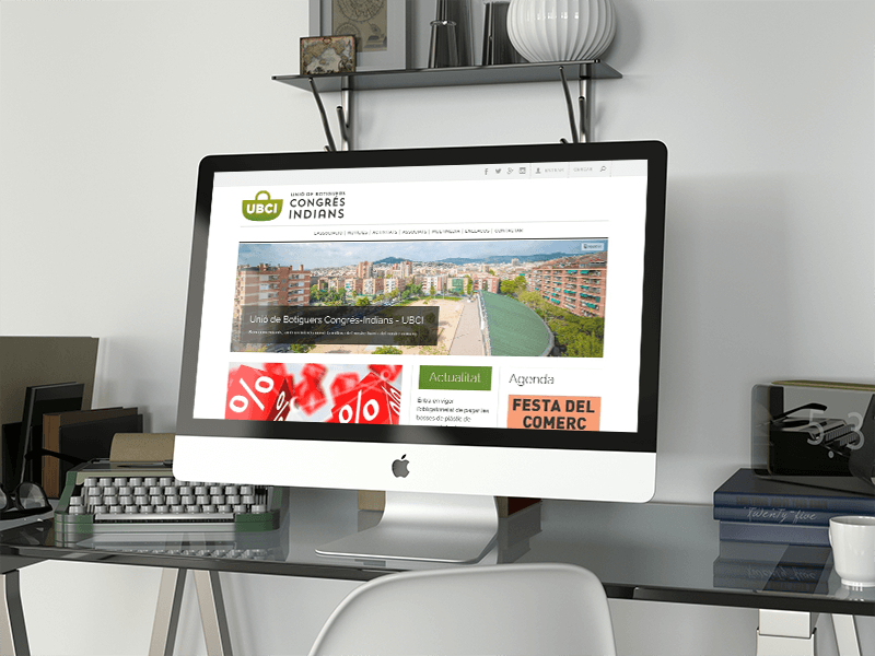 Nueva Web UBCI, Unió de Botiguers Congrés-Indians