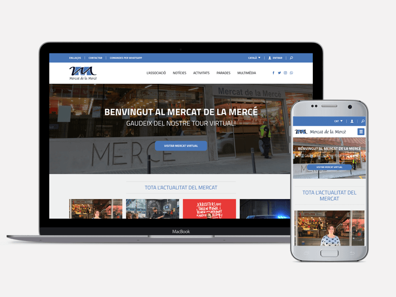 Nou servei de pàgines web per a Mercats