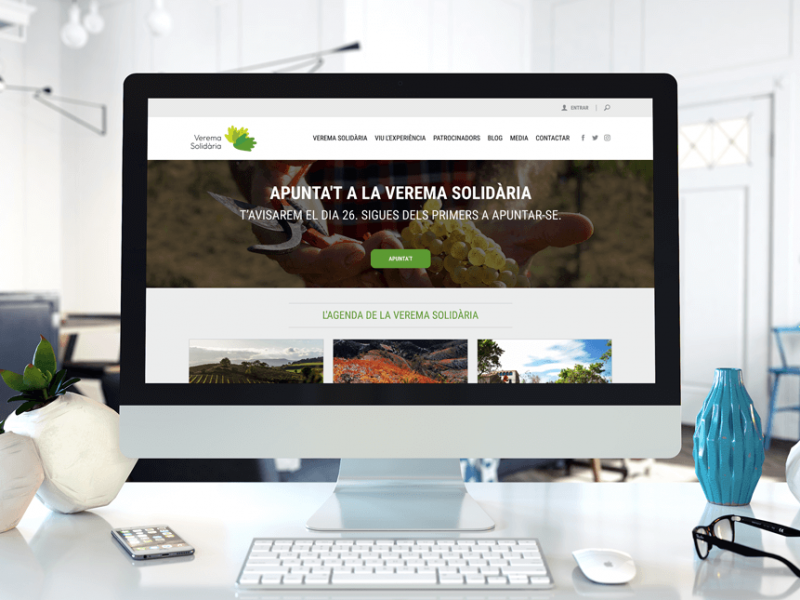 Verema Solidària 2018: comença la nova campanya de crowdfunding