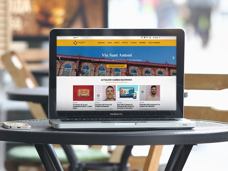 Sant Antoni Comerç llueix a la seva nova Web