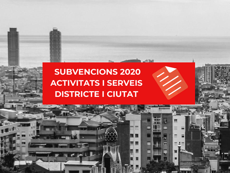 Oberta la convocatria general de subvencions de comer de 2020 - Barcelona