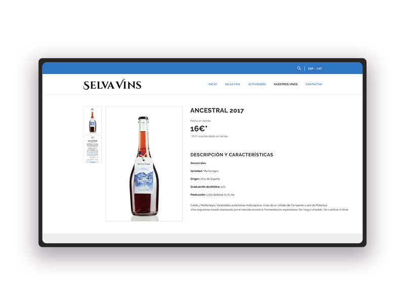 Novedades para tu página web - El precio