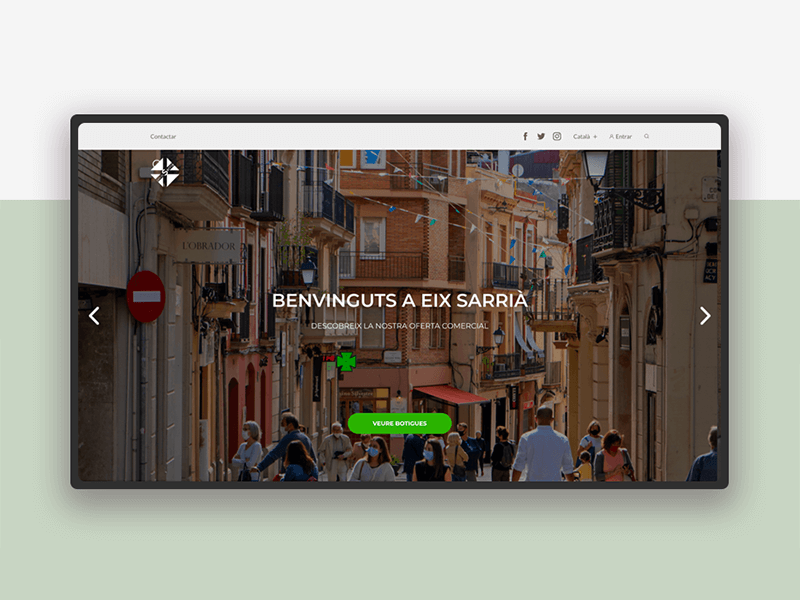 Pgina web Eix Sarri