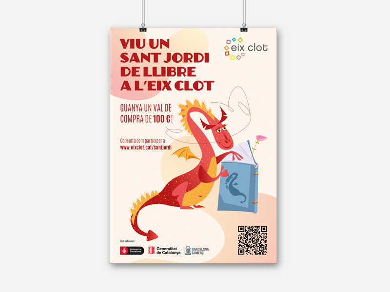 Diada de Sant Jordi - Eix Clot