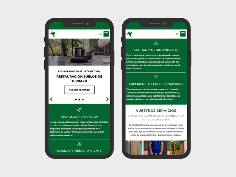 Website Pulidos Barcelona