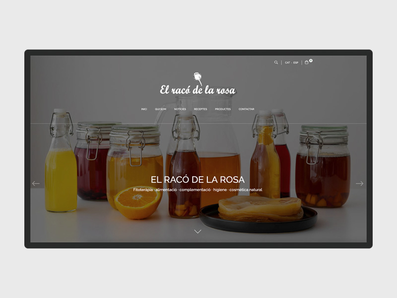 Pgina web El Rac de la Rosa