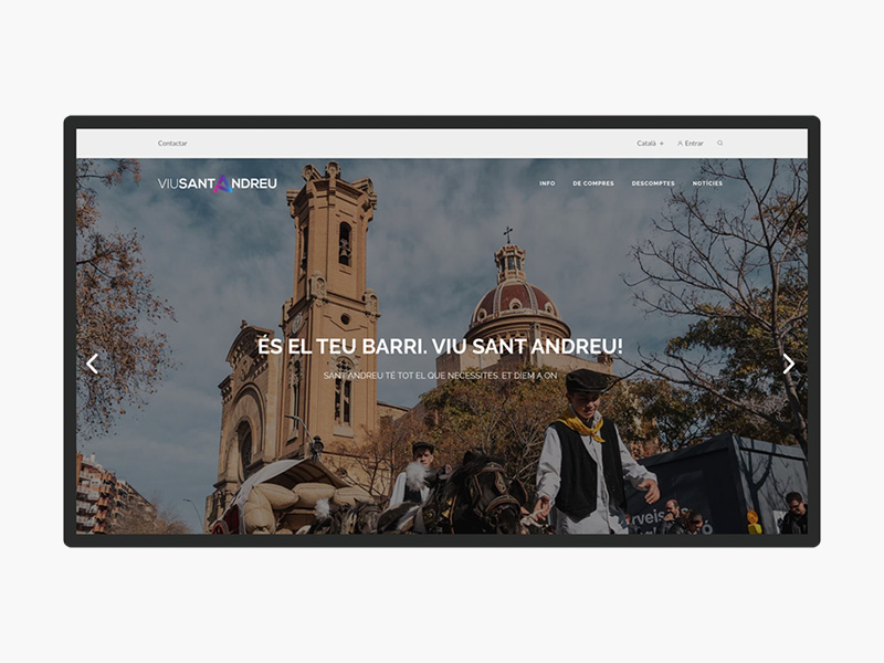 Pgina web Viu Sant Andreu