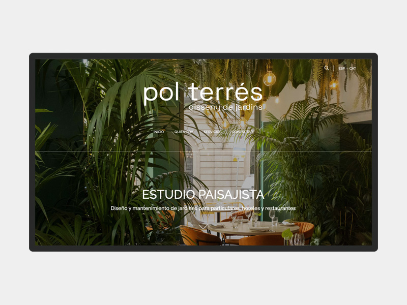 Pgina web Pol Terrs