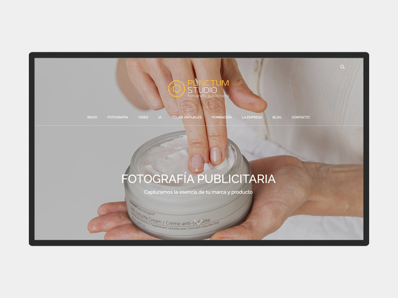 Pgina web Punctum Studio
