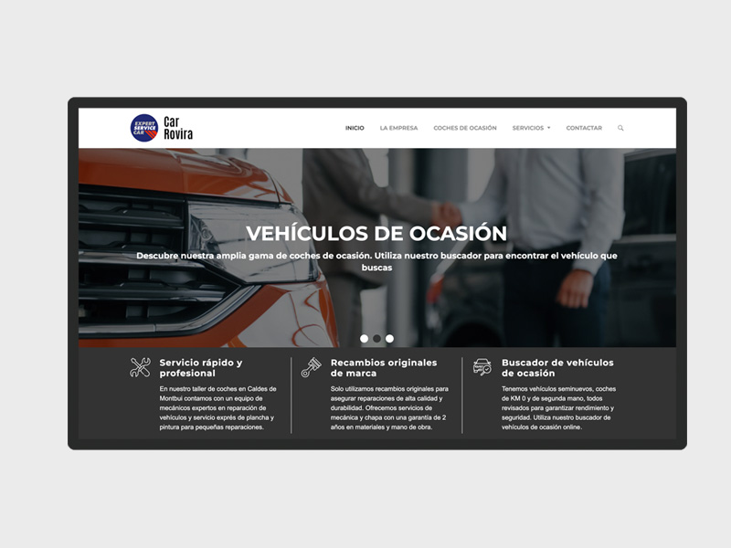 Pgina web Car Rovira