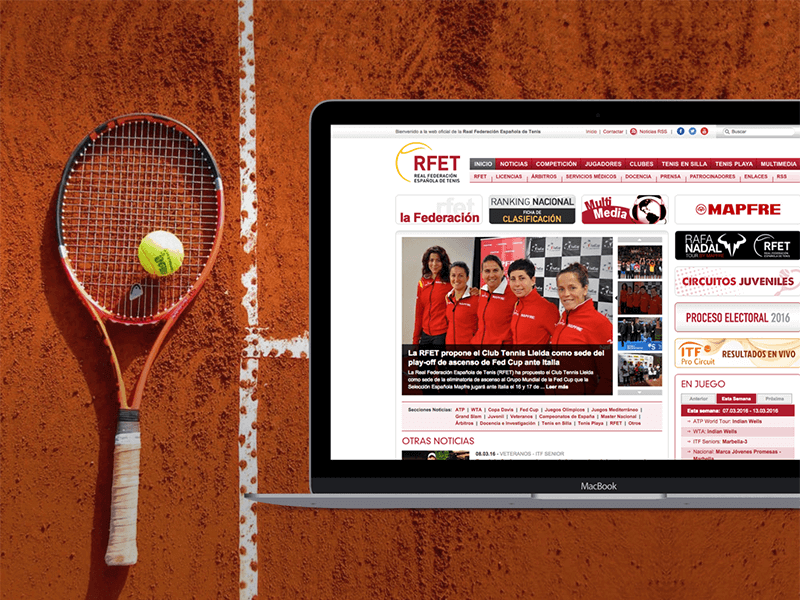 Portal RFET Reial Federació Espanyola de Tennis