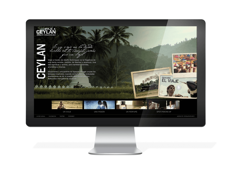 Pgina Web Viaje a Ceyln