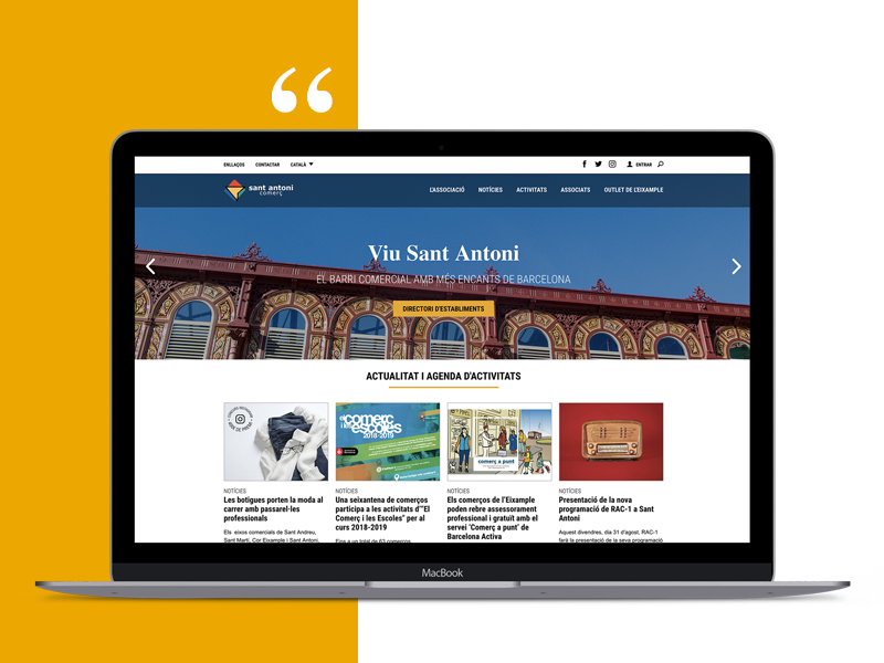 Sant Antoni Comerç Website
